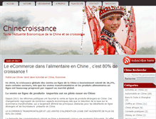 Tablet Screenshot of chinecroissance.com